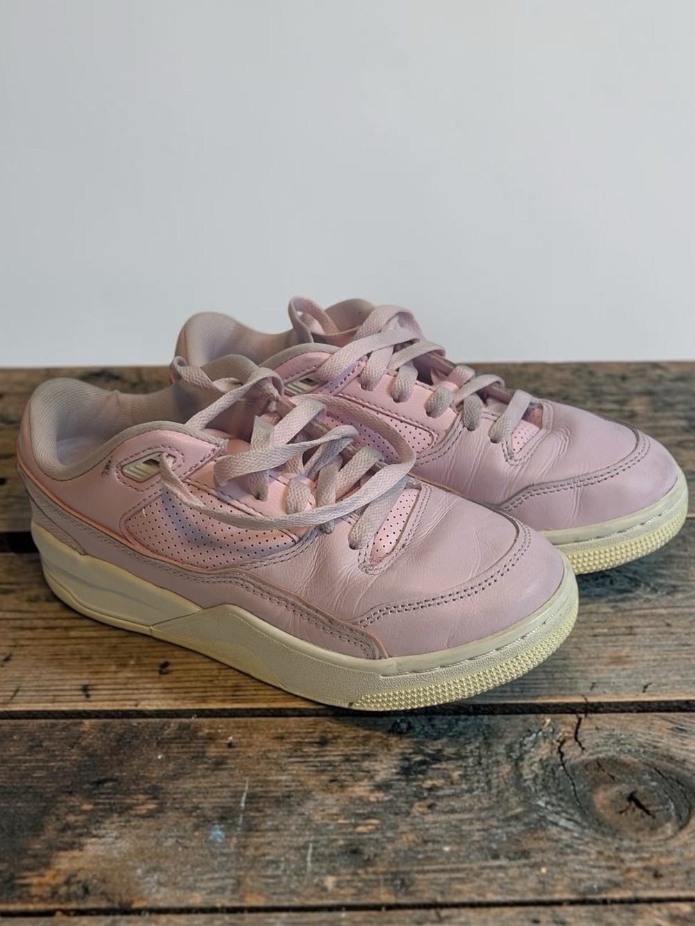 Jordan Flight Court Low Pink Sneakers Shoes Youth 3.5Y